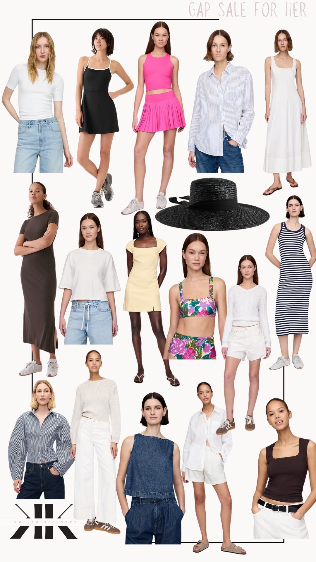 50% off Gap right now!! I use these sales to get closet staples! Here are my picks sprinkled in with some fun summer finds 