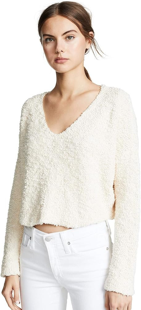 Free People Womens Popcorn Pullover Sweater | Amazon (US)