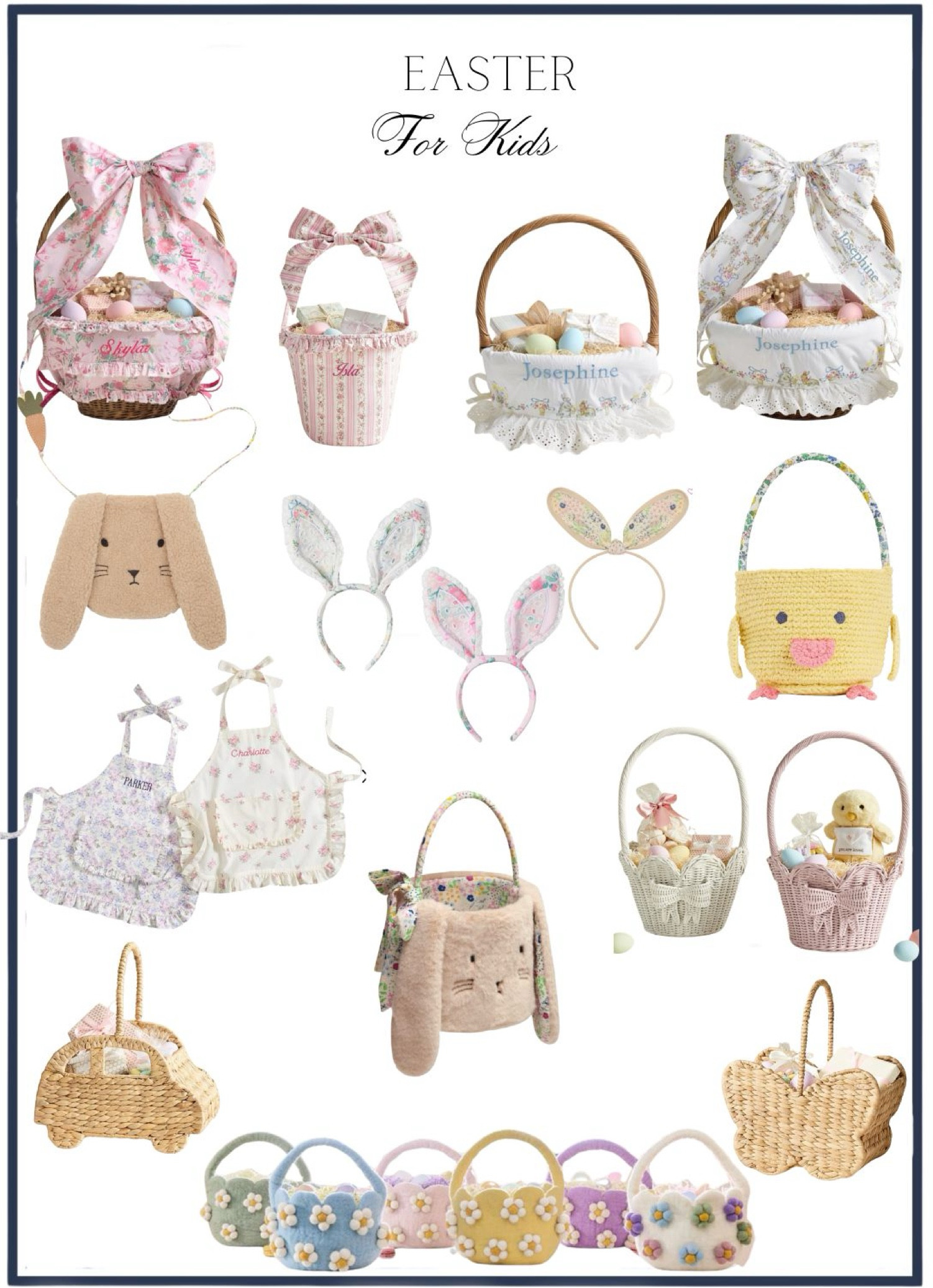 Easter baskets and liners for boys and girls. First easter, kids easter, toddler easter, baby easter, easter gifts, grandmillenial easter, gifts under 50, gifts under 30, gifts under 100

#LTKFamily #LTKBaby #LTKKids