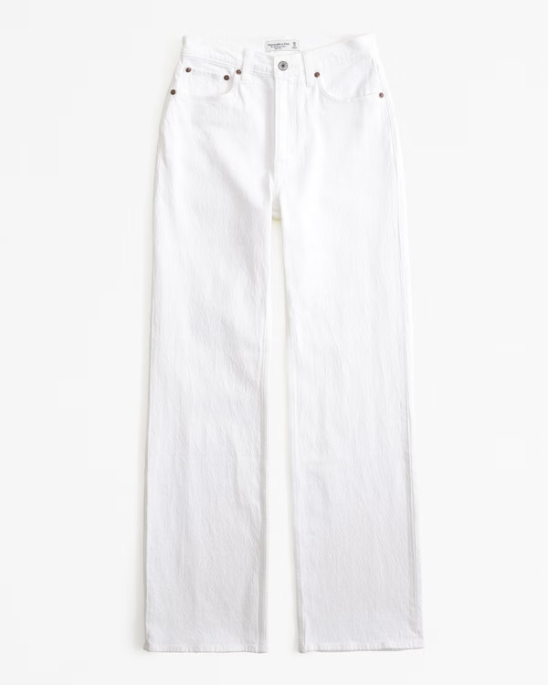 Curve Love High Rise 90s Relaxed Jean | Abercrombie & Fitch (US)