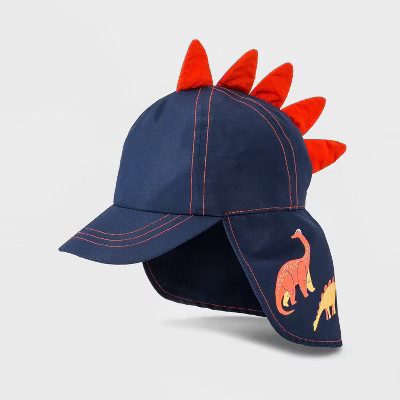 Toddler Boys' Dino Swim Hat - Cat & Jack™ Navy Blue | Target