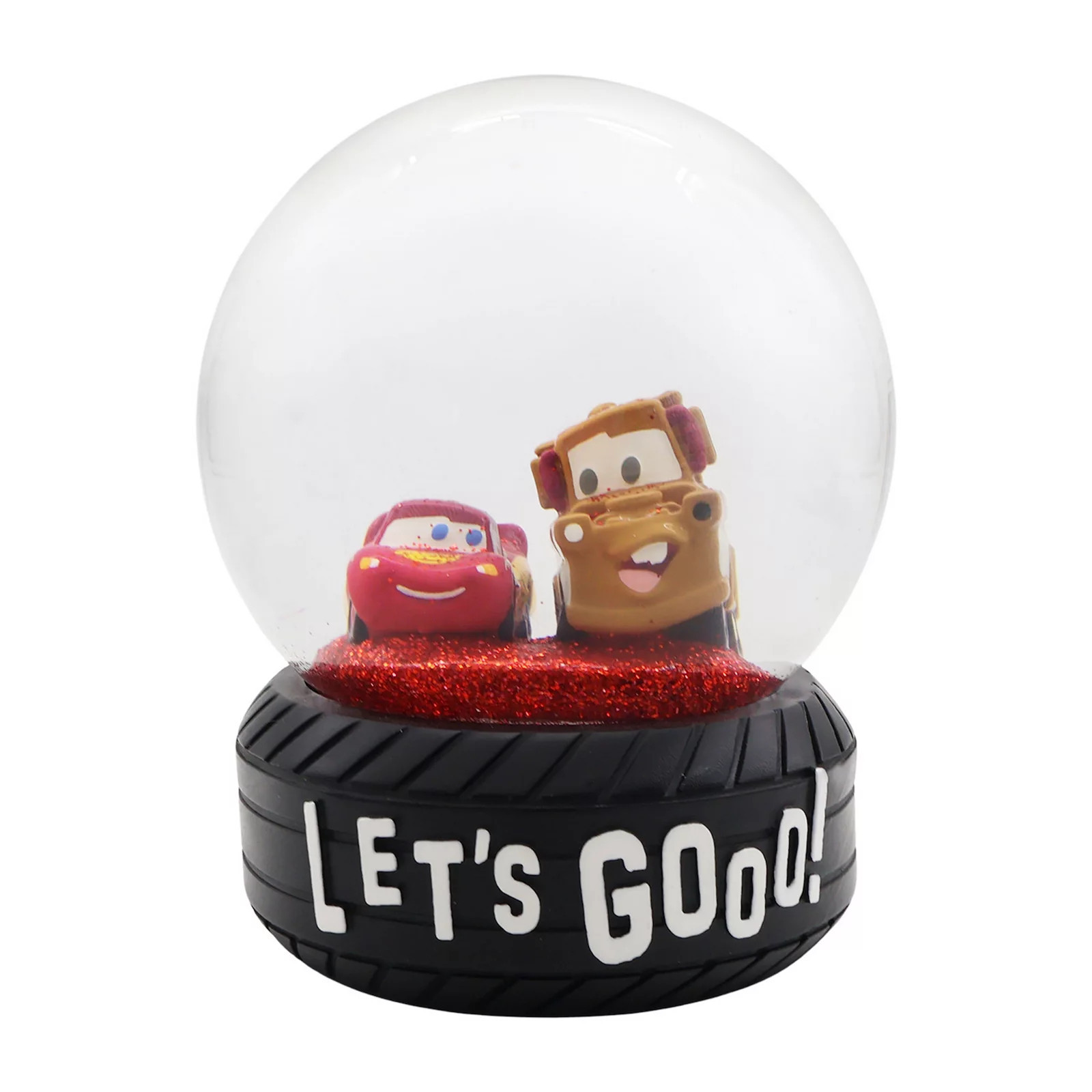 The Big One® Disney / Pixar's Cars Lightning McQueen & Tow Mater Glitter Snow Globe Table Decor, Available | Kohl's