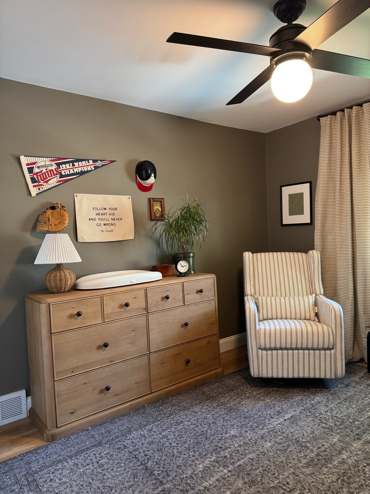 Baby boy’s vintage baseball themed nursery is finally complete! 
#nurseryinspo #babyboynursery

#LTKBaby #LTKKids #LTKHome