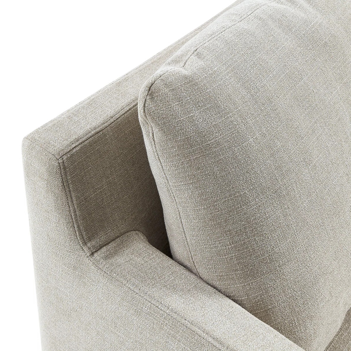 Serene Fabric Slipcovered Swivel Armchair | Wayfair North America