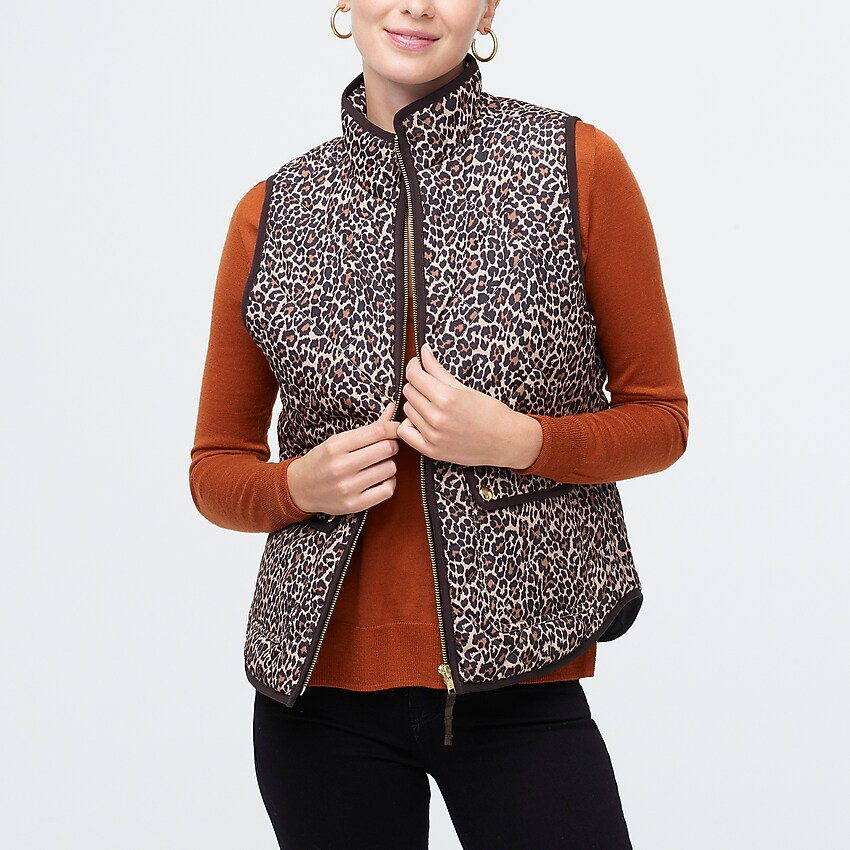 Printed puffer vest | J.Crew Factory