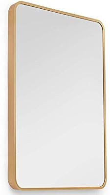 Hearth & Stone Gold Mirror, Bathroom Mirror for Vanity (Large Gold Framed Mirror) | Gold Wall Mir... | Amazon (US)