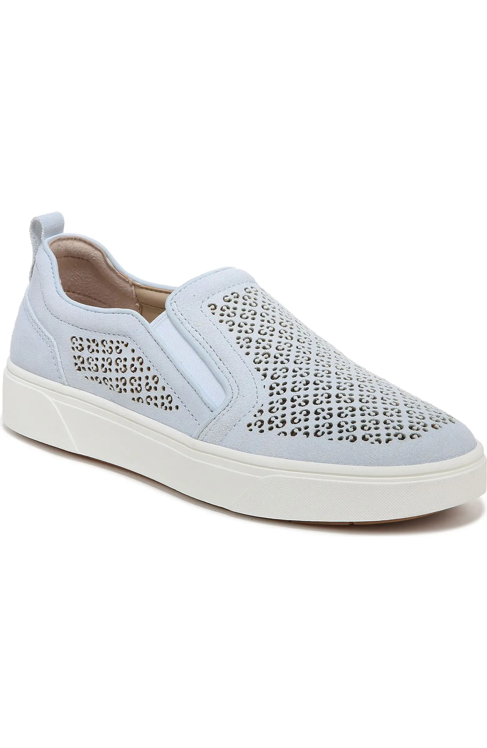 Kimmie Perforated Suede Slip-On Sneaker (Women) | Nordstrom