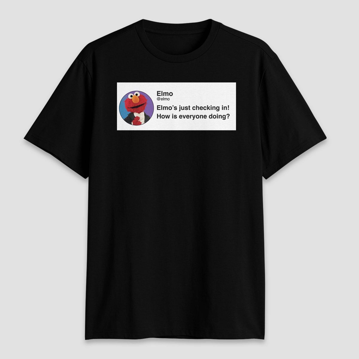 Men's Sesame Street Graphic T-Shirt - Black | Target