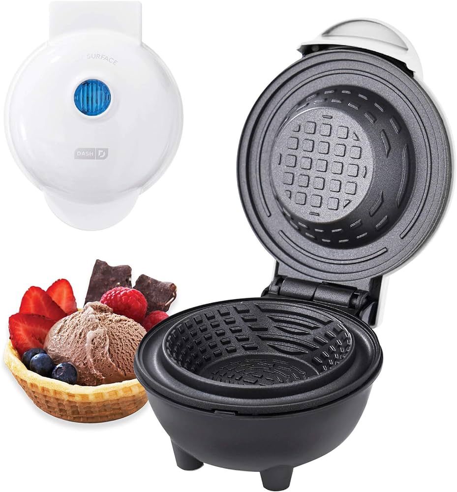 Dash Mini Waffle Bowl Maker for Breakfast, Burrito Bowls, Ice Cream and Other Sweet Desserts, Rec... | Amazon (US)