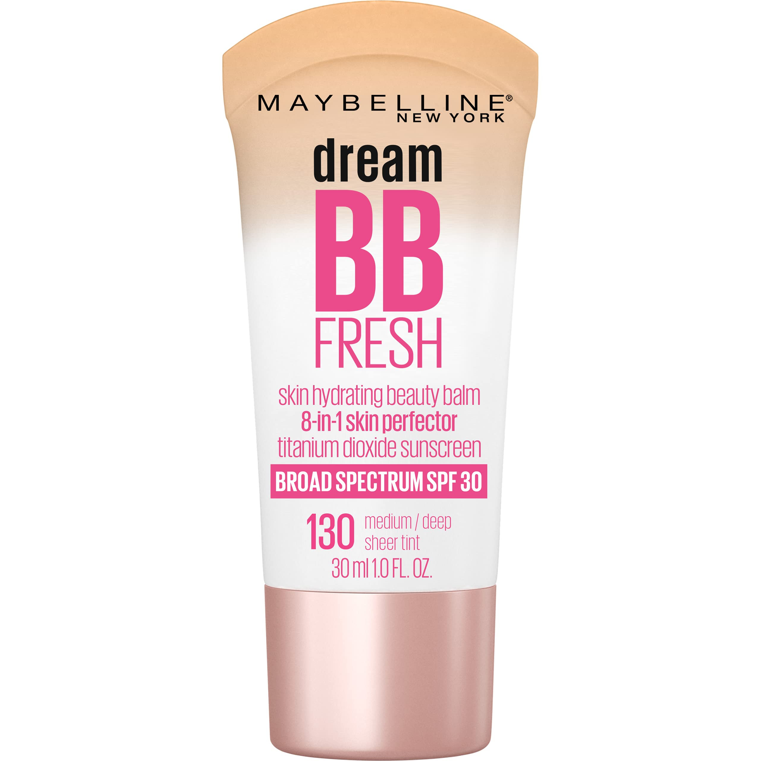 Maybelline Dream Fresh Skin Hydrating BB cream, 8-in-1 Skin Perfecting Beauty Balm with Broad Spe... | Amazon (US)