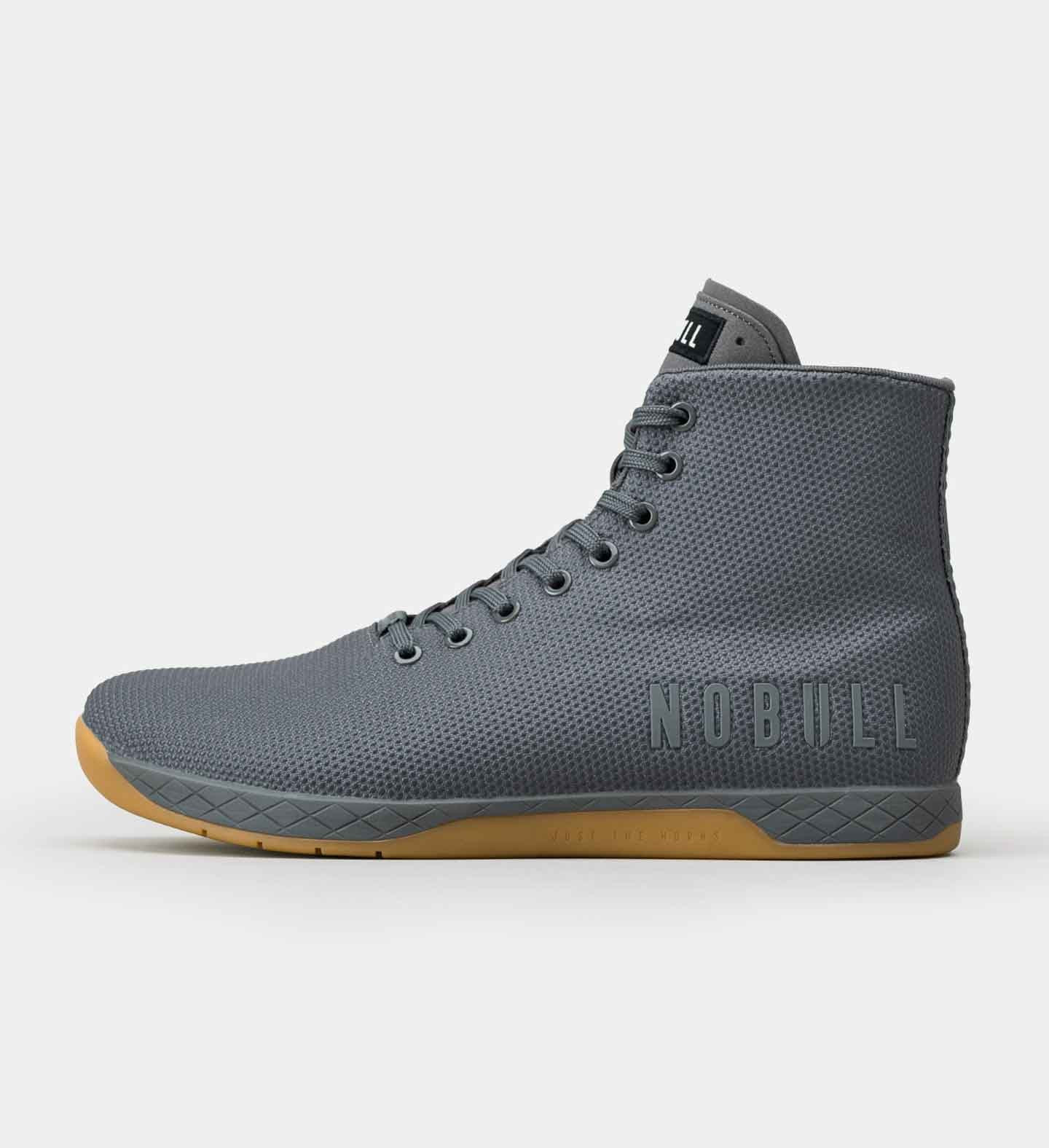 Women's Dark Grey Gum Outwork High-Top Shoes | NOBULL | NOBULL