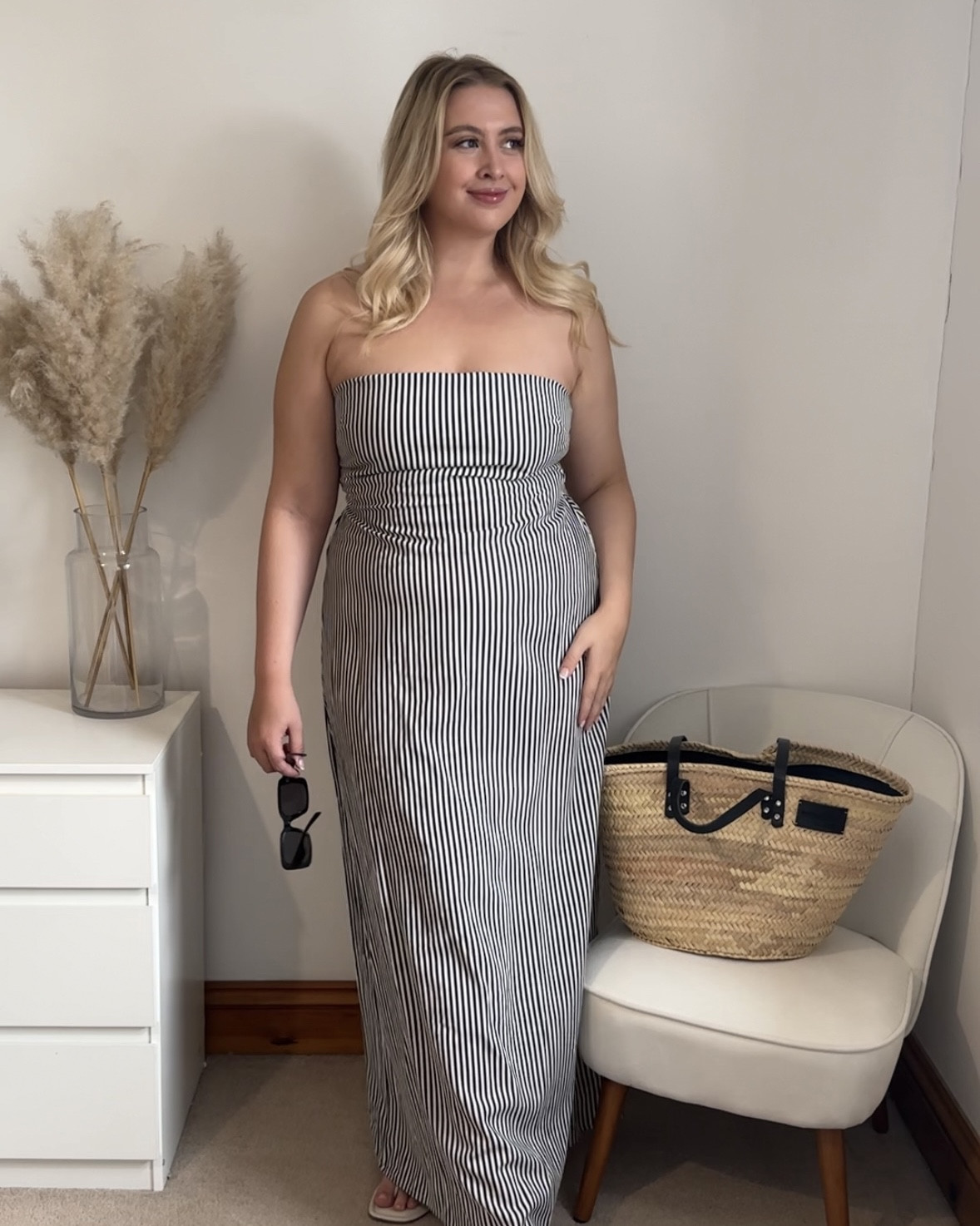 beach wedding dresses size 16 Riviera Bandeau Maxi Dress M main image 0