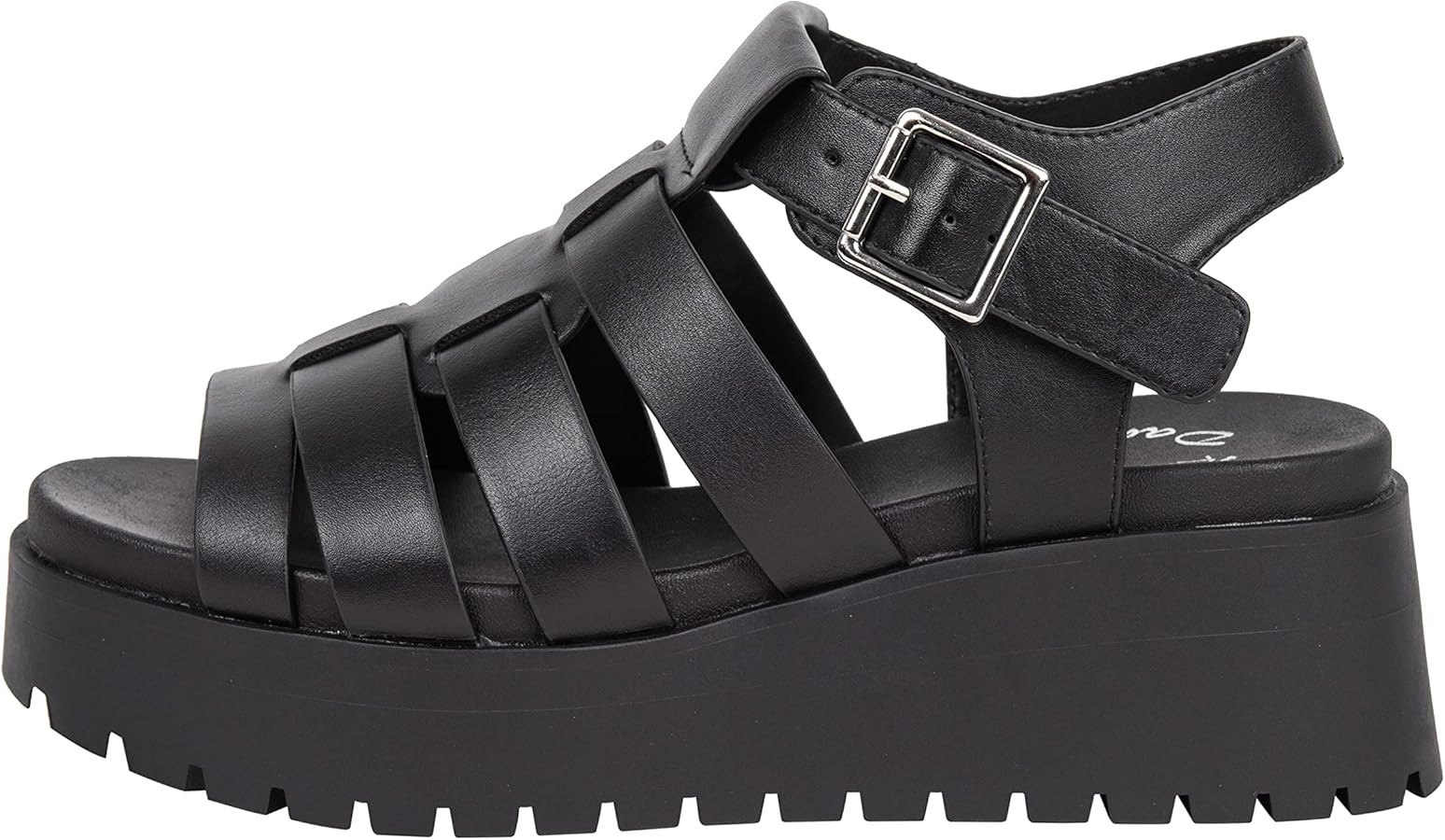 Kassie Daniela Womens Sandals Open Toe Fisherman Multi Strap Gladiator Platform Heels KAROL | Amazon (CA)