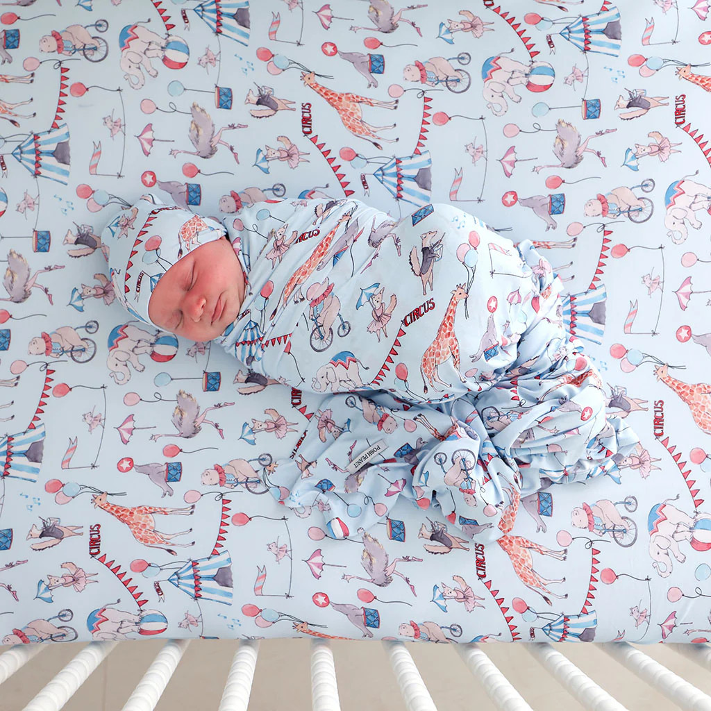 Cirque Royal Crib Sheet | Posh Peanut