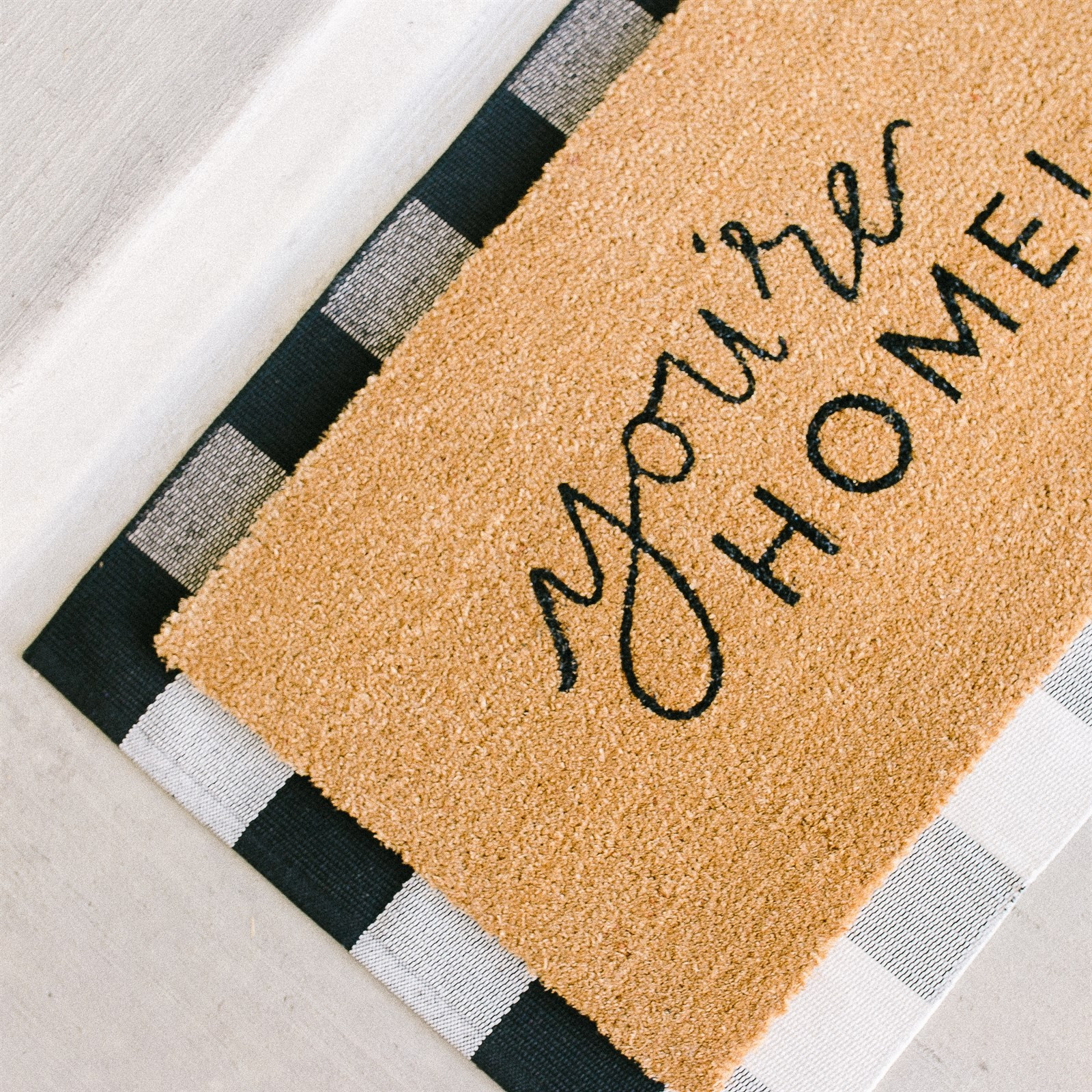 Buffalo Check Doormat | Jane
