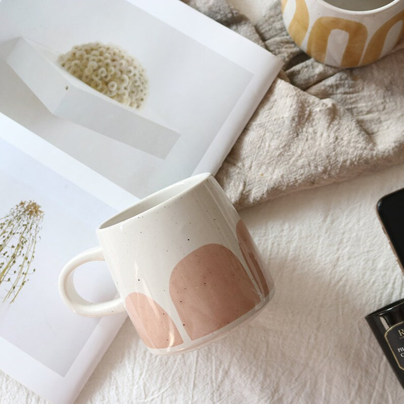 Cute Ceramic Coffee Mug, Personalized Pottery Mug Handmade, Coffee Lover Gift, Kawaii Dreamland Mug, | Etsy (US)