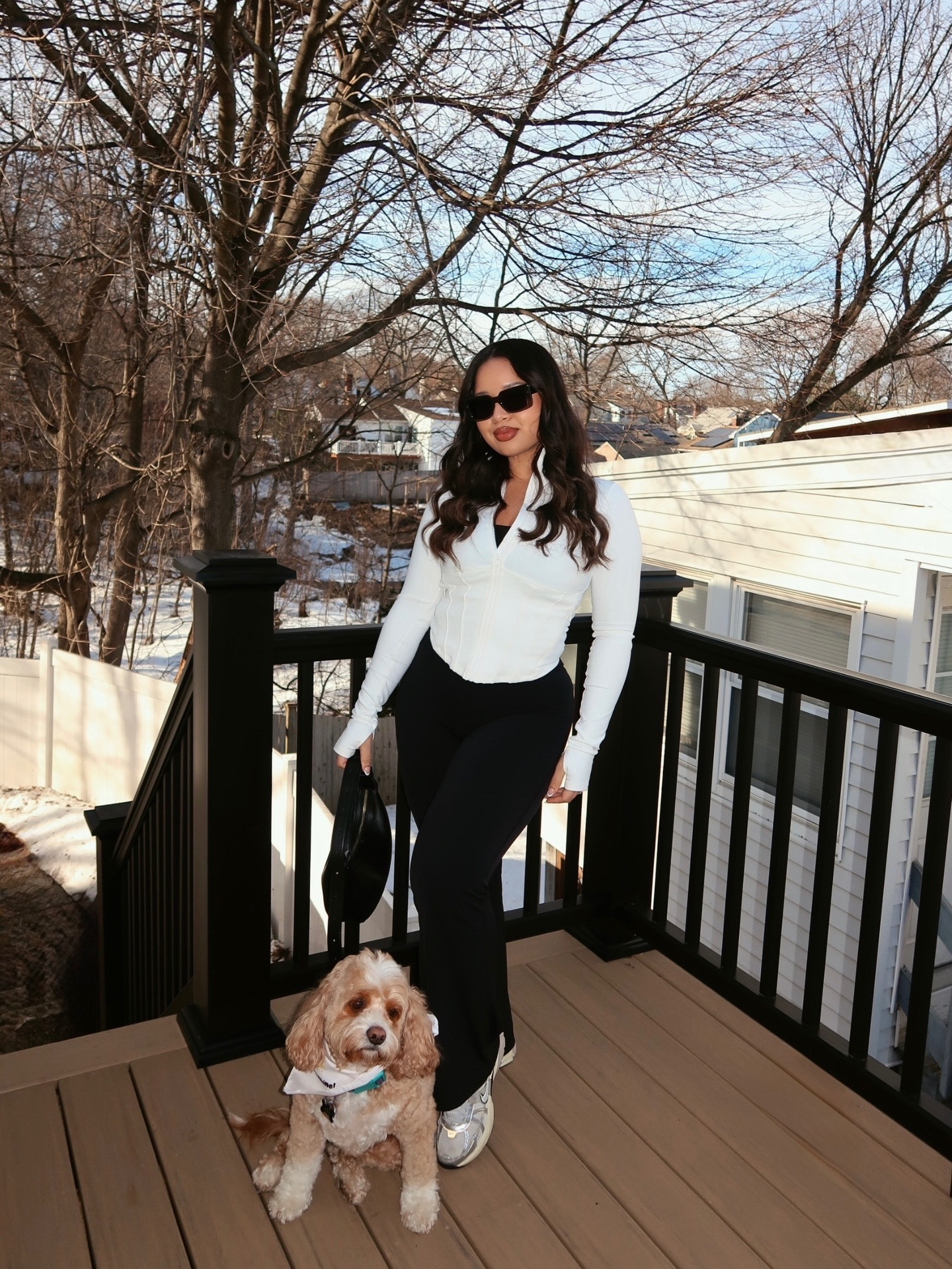 Clock changed, it’s 63° in Boston… we’re outside ☀️🐶⏰ also the sky the last few days 😍

#springisnearlyhere☀️