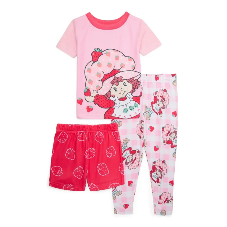 Character Toddler Top, Pants and Shorts Pajama Set, 3-Piece, Sizes 12M-5T | Walmart (US)