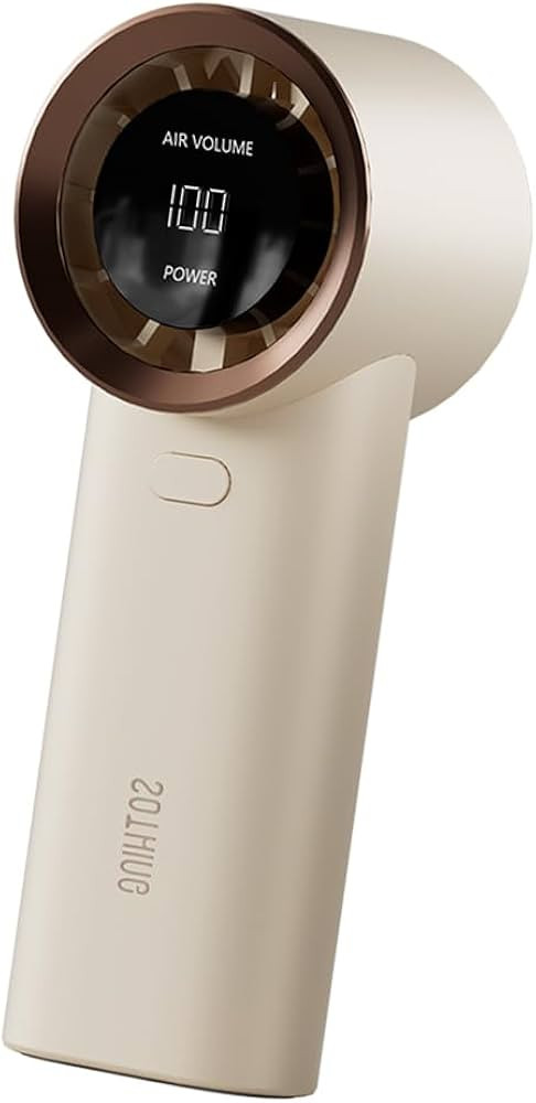 Mini Portable Fan Rechargeable 14h Cooling Time, Handheld Turbo Fan with Strap, 3600mah USB Hand ... | Amazon (US)