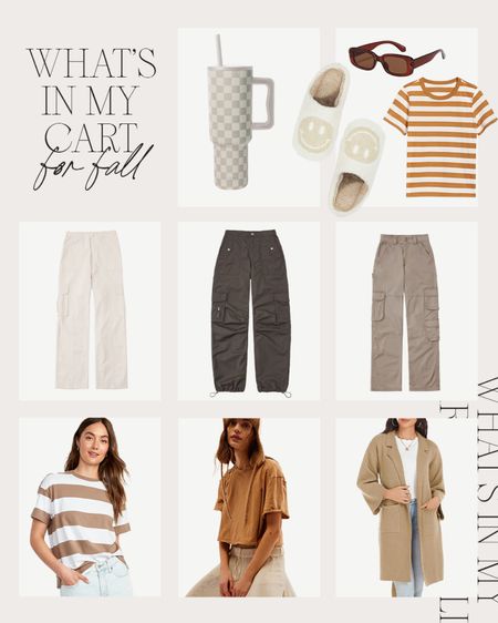 A fall cart is a happy one 🙌🏼🫶🏼🍂 currently adding: all things fall! Some I already have and some I am ordering ASAP 🥰

Old Navy tees, cargos, Abercrombie new arrivals, A&F, fall clothing, must haves, slipper season 

#LTKsalealert #LTKSeasonal #LTKFind