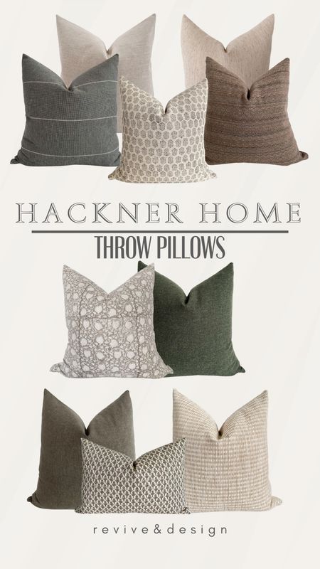 I rounded up all my favorites from Hackner Home.  Such great quality throw pillows. Use code LH15 for 15% off your order!

#LTKhome #LTKsalealert #LTKunder100