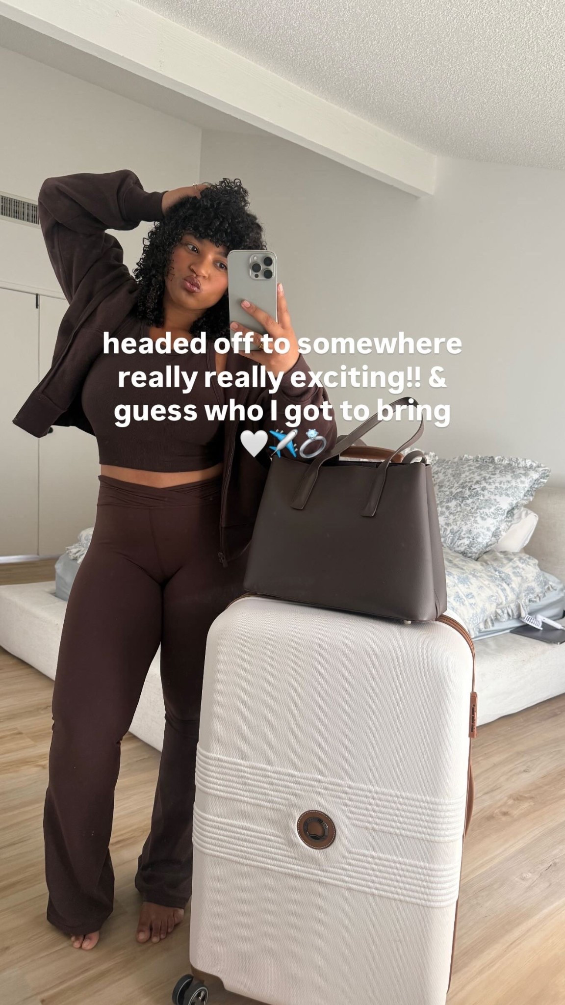 Off to a brand trip!! 🤍✈️

#LTKItBag #LTKMidsize #LTKTravel