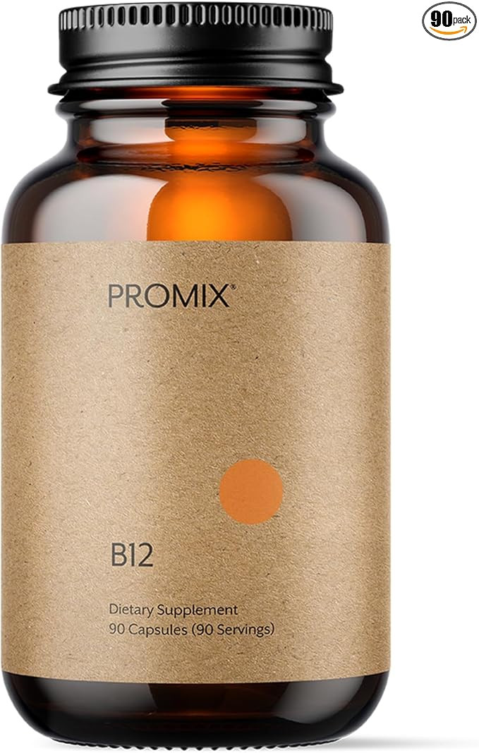 Promix Nutrition Vitamin B12 Supplement - 1000mcg as Methylcobalamin - Gut friendly - 90 count | Amazon (US)