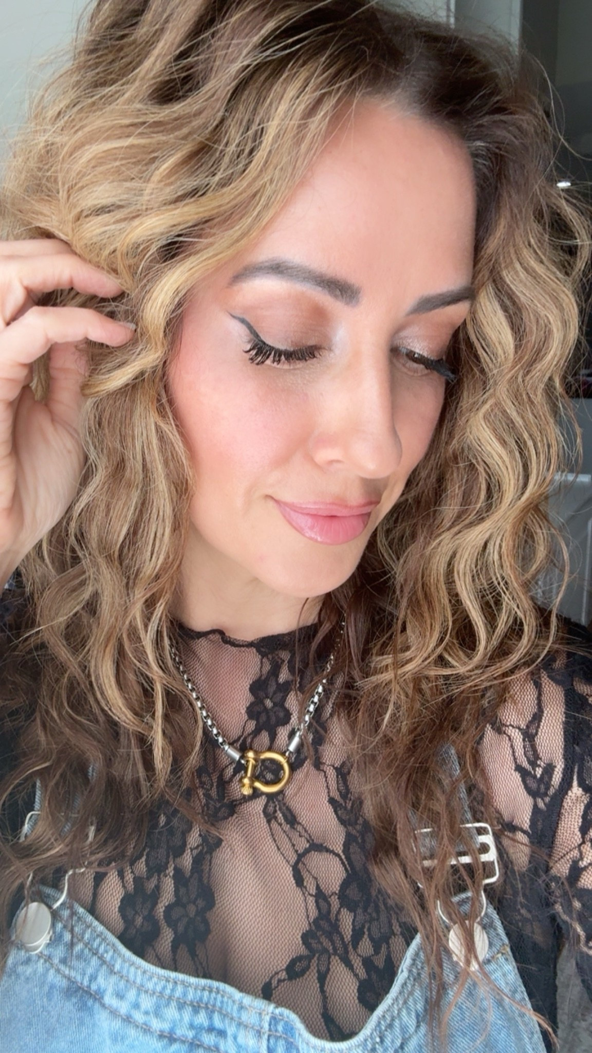 Eye makeup routine