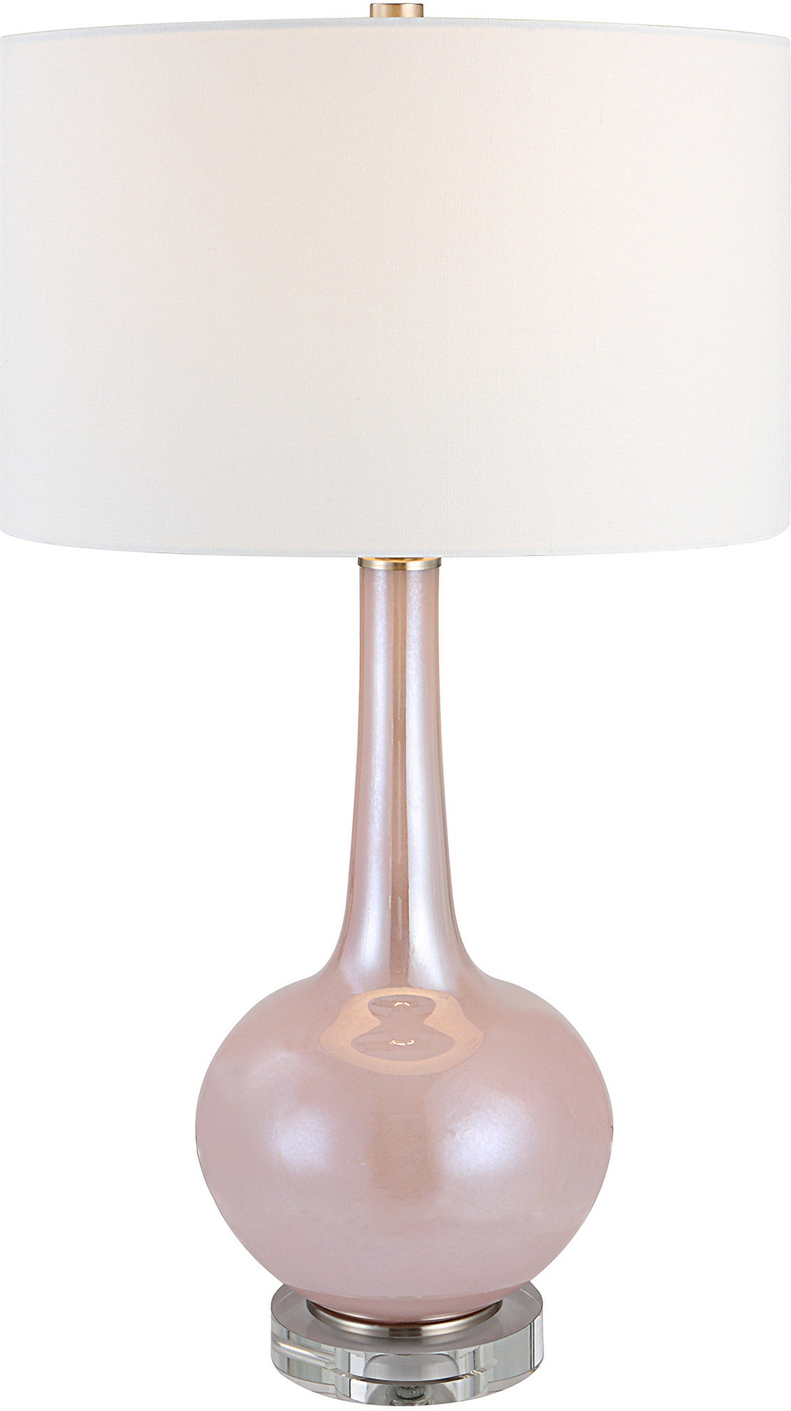 Uttermost Rosa Pink Glass Table Lamp | 1stopbedrooms