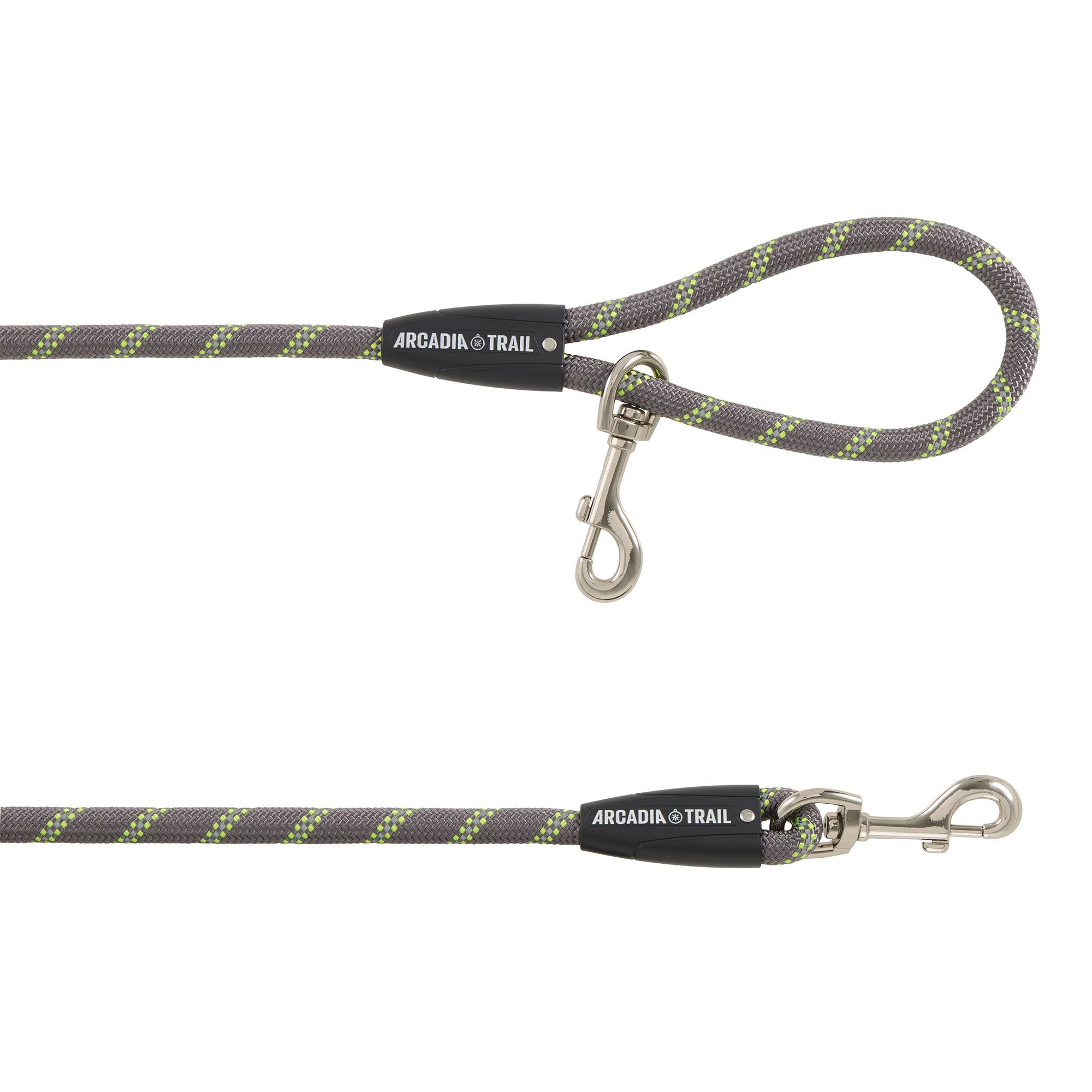 Arcadia Trail® Grey Reflective Multi-Use Rope Leash, 15 ft | PetSmart