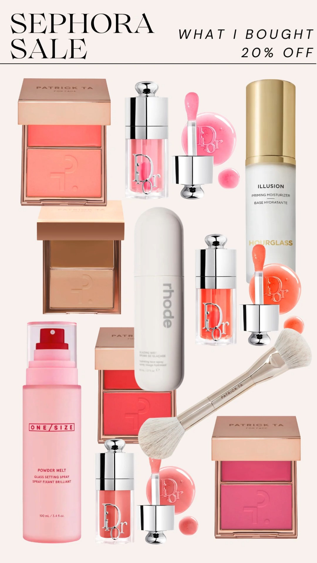 What I purchased from the Sephora Savings Event! Get up to 20% off with code SPRINGSALE 

 

#LTKSaleAlert #LTKBeauty