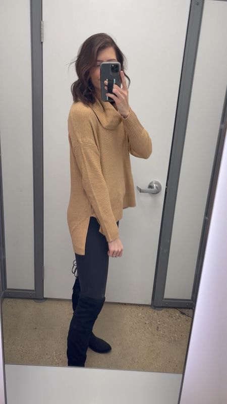 @walmartfashion sweater under $20. It’s long in the back and pairs well with leggings. #walmartfashion #ad

#LTKHoliday #LTKunder50 #LTKSeasonal