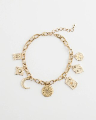 Women's Gold Celestial Charm Necklace | Chico's | Chico's
