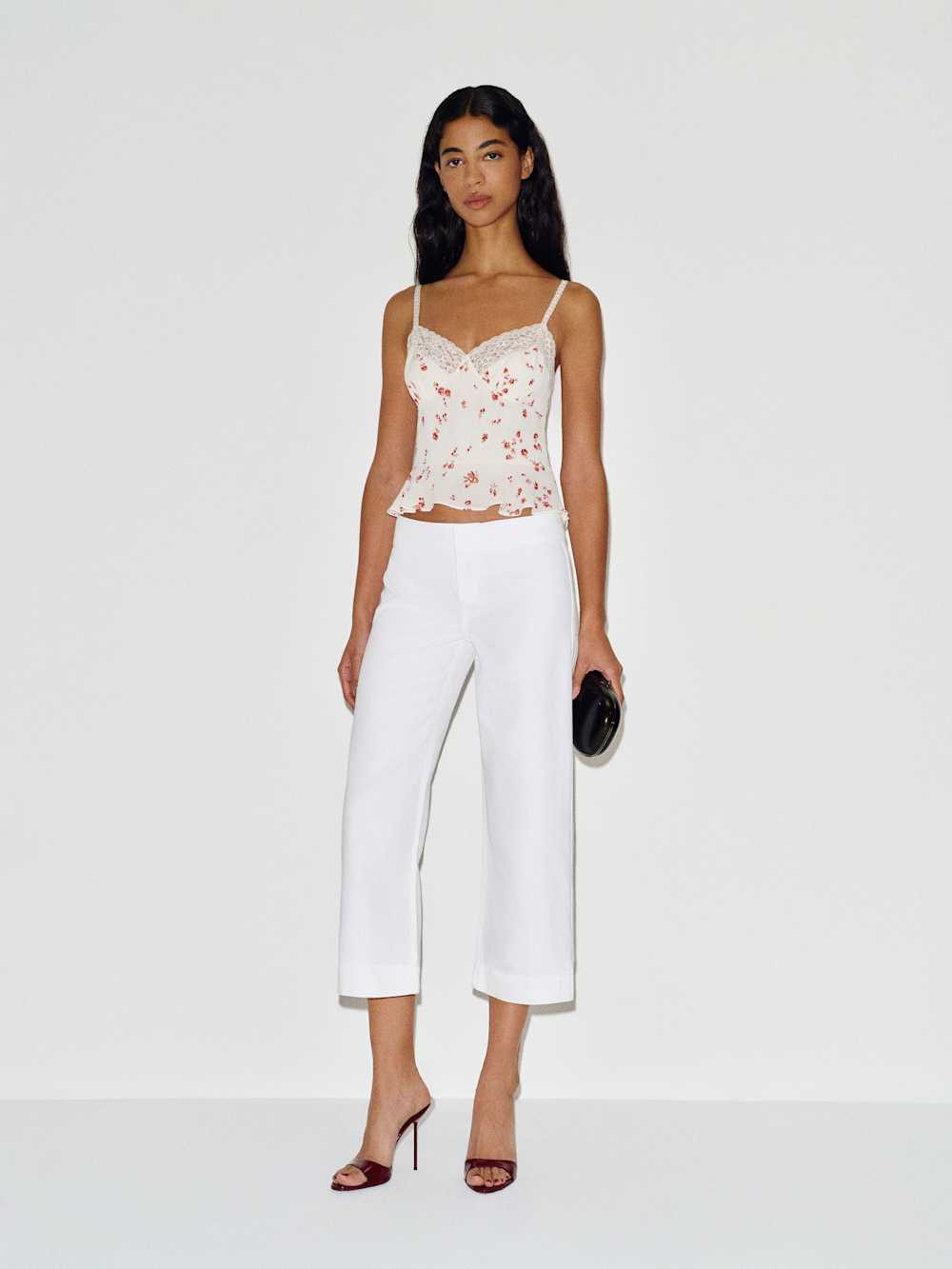 Kat Low Rise Straight Cropped Jeans | Reformation (Global)