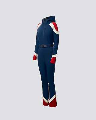 Perfect Moment 'ALLOS' Soft Shell 1 Piece Ski Suit in Navy Size Med' MSRP $990  | eBay | eBay US