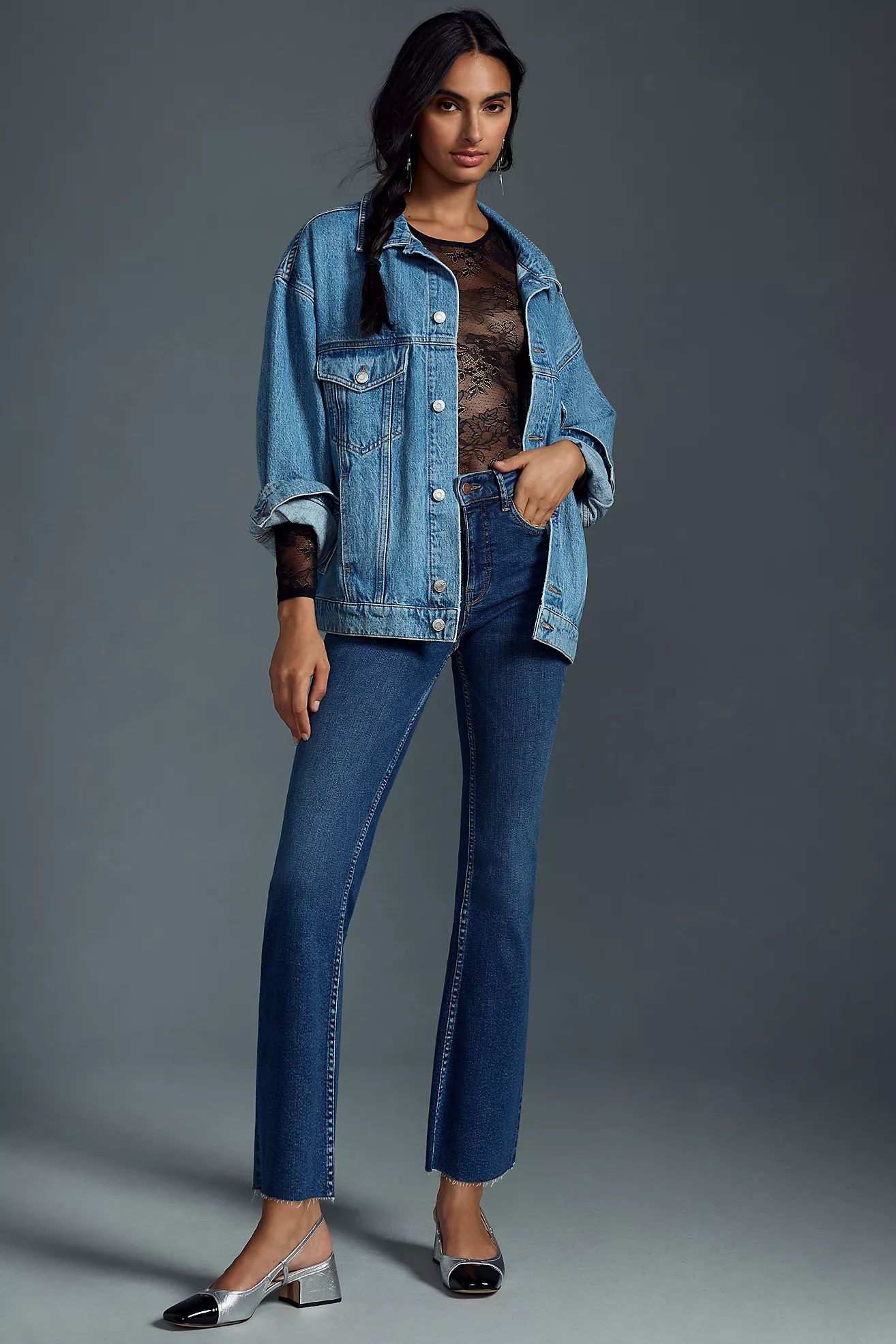 The Yaya Mid-Rise Crop Jeans by Pilcro | Anthropologie (US)