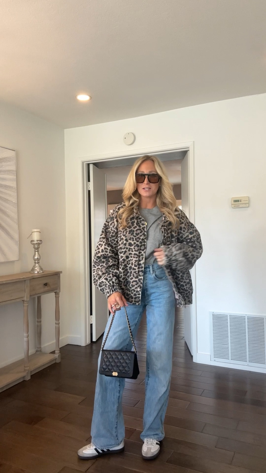 Two causal outfit ideas- a coatigan or a leopard bomber! Which is your fave? Wearing true size in everything but a M in the jacket! 

#LTKSeasonal #LTKFindsUnder100 #LTKStyleTip