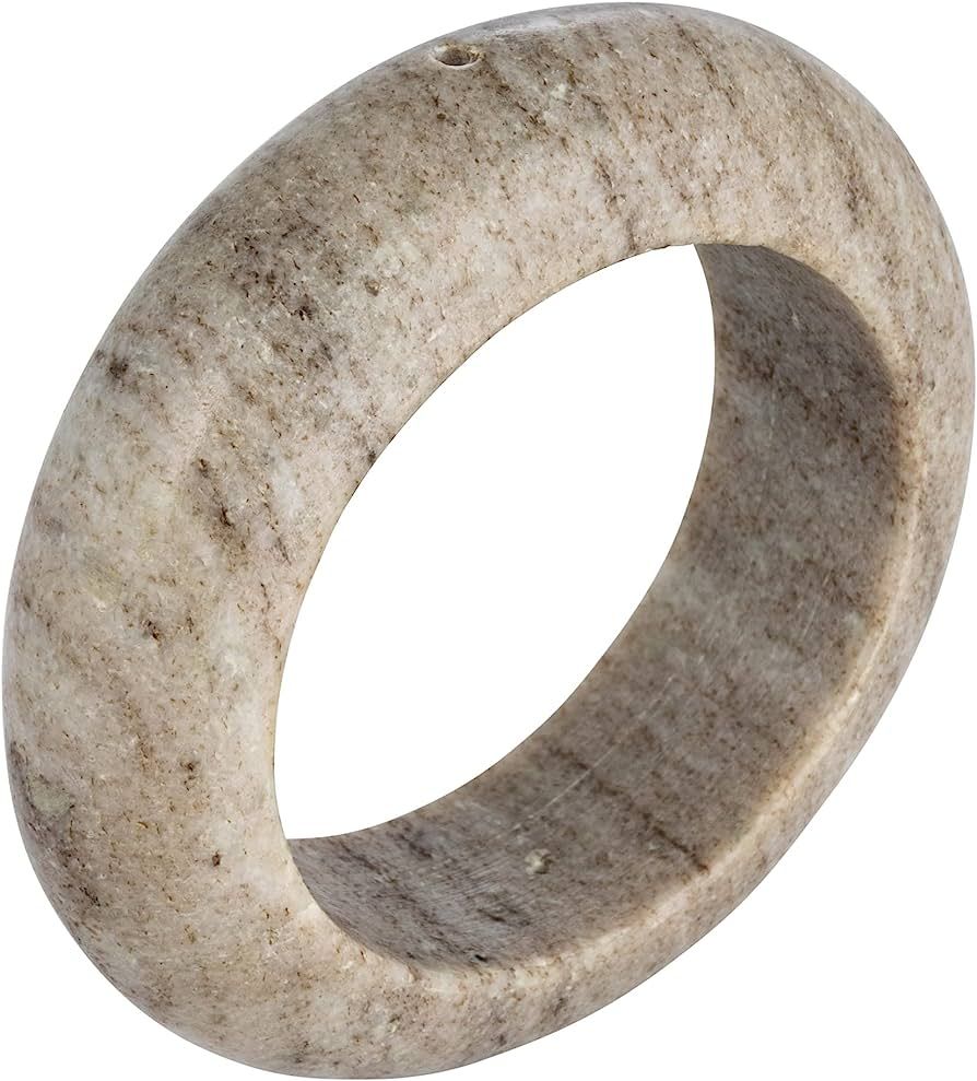 Bloomingville Modern Marble Circle Incense Holder, Beige Décor, Tan | Amazon (US)