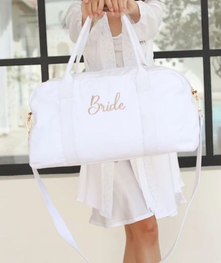Bride Bag by SimplyPersonalized


Wedding | Bachelorette |  Personalized | Bride |  Gift | Wedding | Bridal Shower Gift for Bride | Honeymoon Gift | Bride to be | gift for bride 

#LTKGiftGuide #LTKtravel #LTKwedding