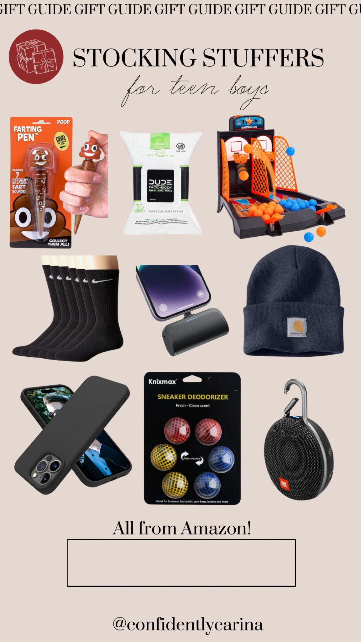 Stocking stuffers for teen boys - all from Amazon! 

Stocking stuffers, stocking stuffers for teen boys, teen boys gift guide, teen boys stocking stuffers 

#LTKGiftGuide #LTKHoliday #LTKSeasonal