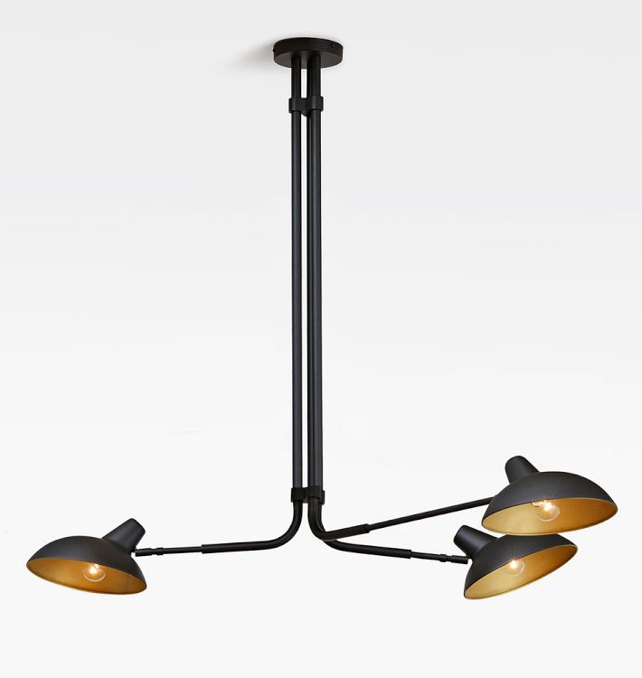 Brendle 3-Arm Chandelier | Rejuvenation
