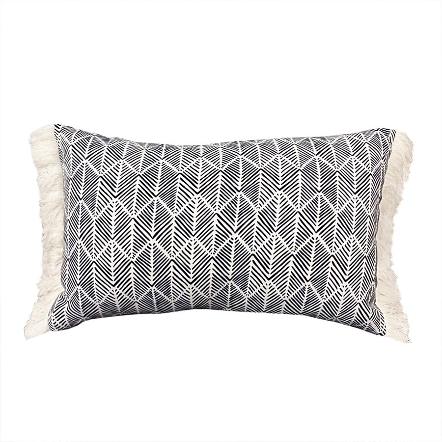 Origin 21 Graphic Print Multi Rectangular Summer Lumbar Pillow | Lowe's
