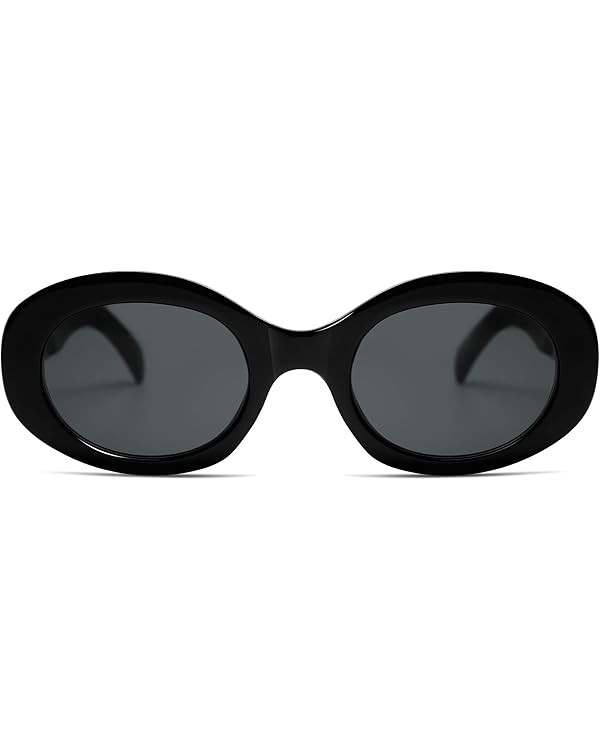 Allarallvr Oval Trendy Retro Sunglasses For Women Men Fashion Sun Glasses AR82158 | Amazon (US)
