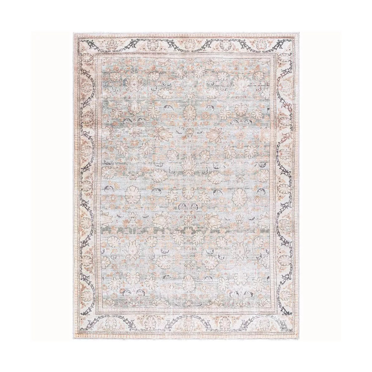 Mark & Day Brenin 7'10"x10'2" Rectangle Washable Woven Indoor Area Rugs Light Brown | Target