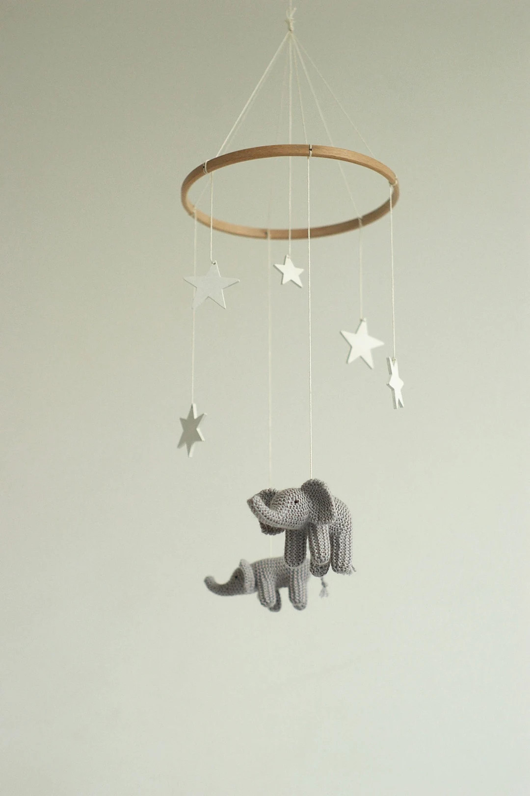 baby mobile /  Elephants mobile / nursery mobile / crib mobile / star mobile | Etsy (US)