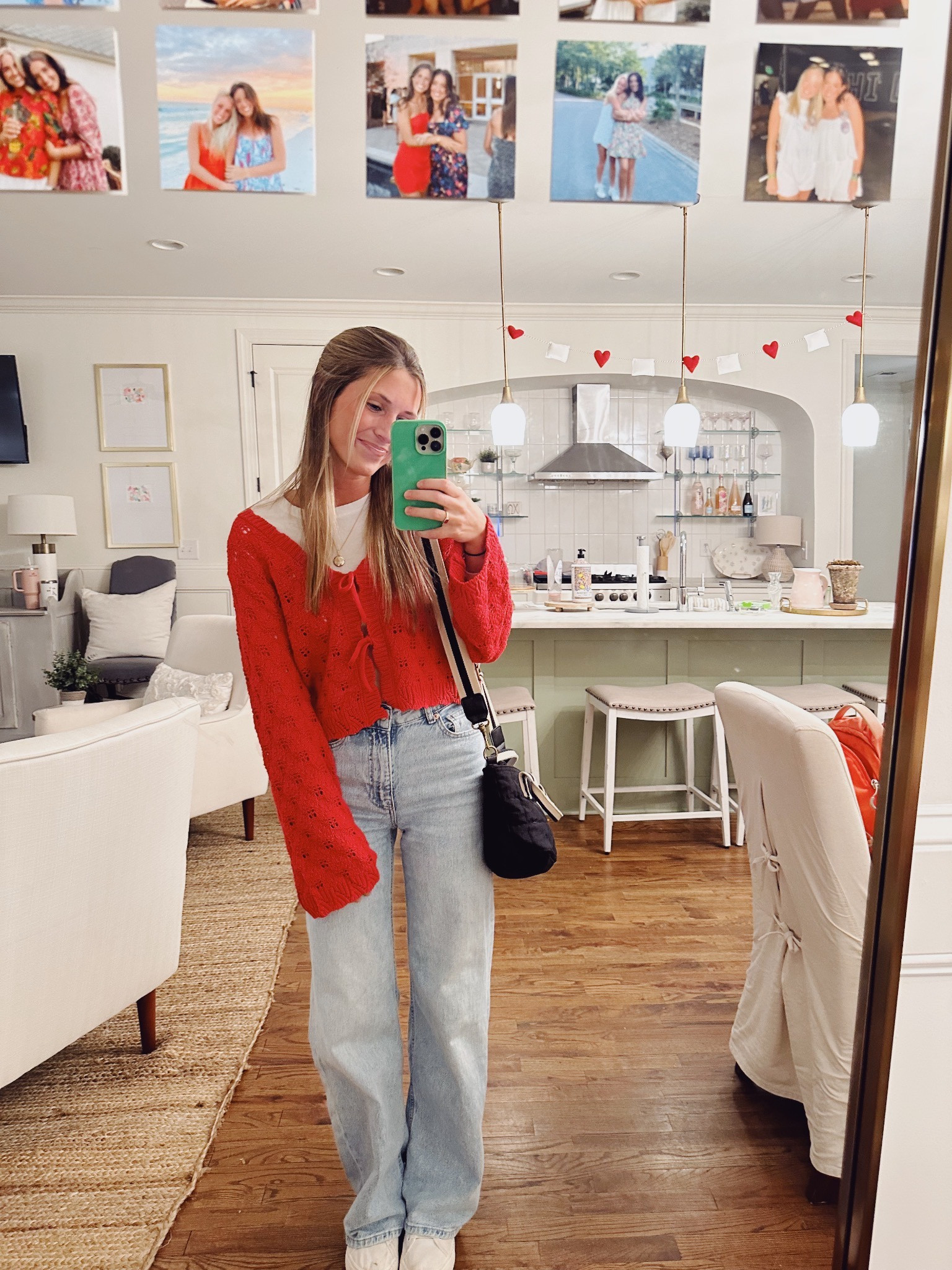 Loving red recently ❤️ Sweater is from Marshall’s! 

#LTKstyletip #LTKfindsunder100 #LTKfindsunder50