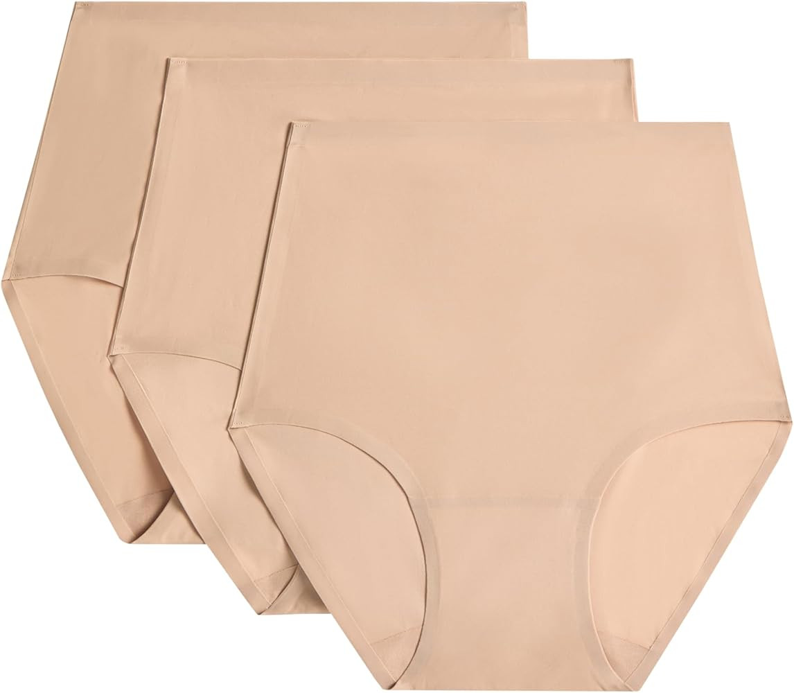 Chantelle Women's Soft Stretch One Size Seamless Brief, Ultra Nude, 3 Pack | Amazon (US)