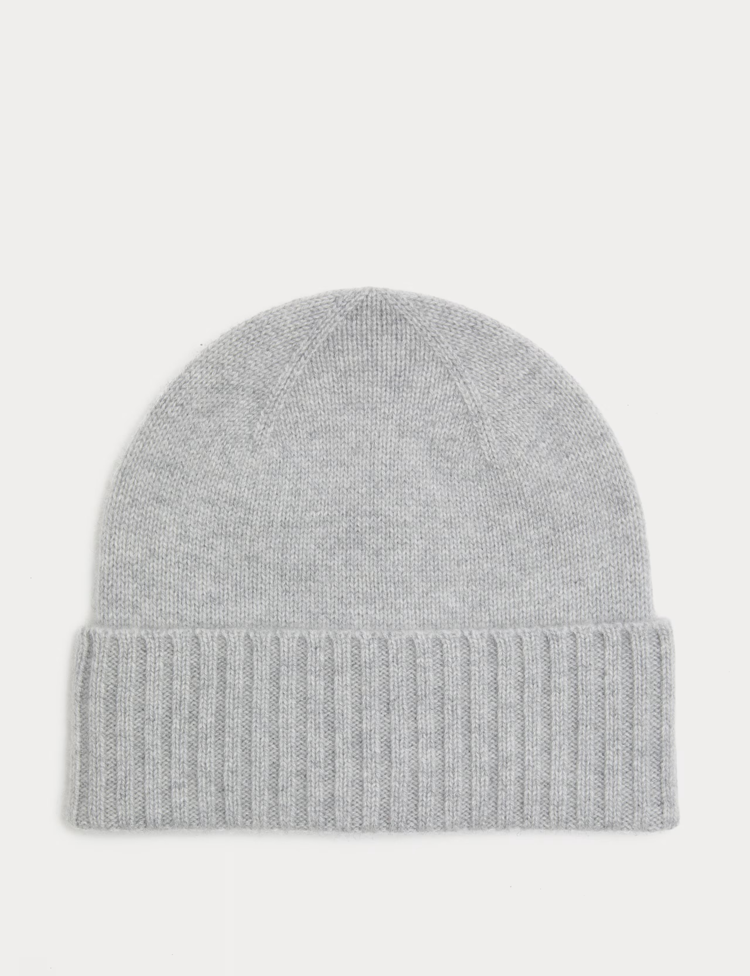 Pure Cashmere Knitted Turn Up Beanie Hat | Marks & Spencer (UK)