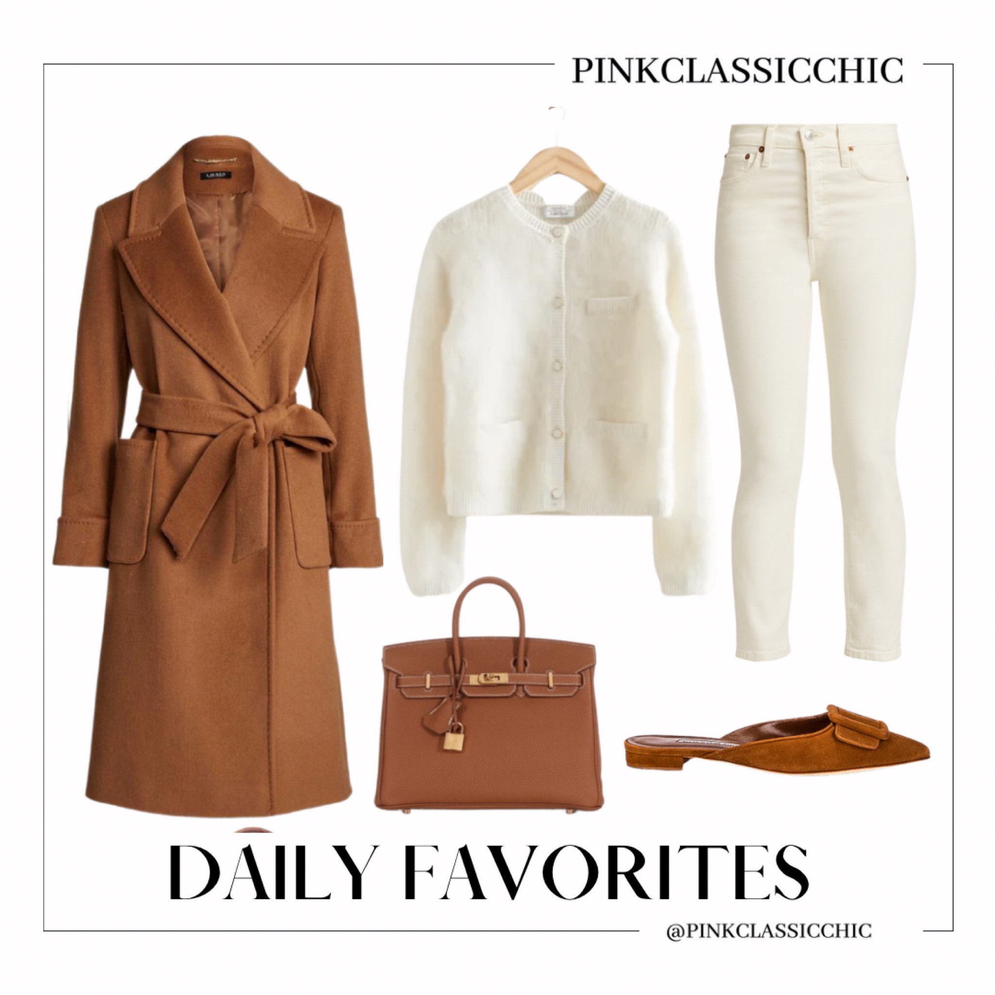 Ralph Lauren, camel coat, brown coat, boucle jacket, redone jeans, jeans, Manolo blahnik, flats, Birkin 25, Birkin, Hermes, winter coat, winter looks, casual styles, casual looks 

#LTKFind #LTKstyletip #LTKsalealert