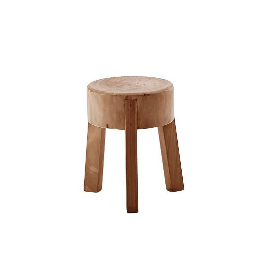 Modern Wood Stool | West Elm (US)